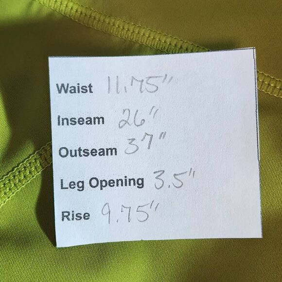 Baleaf Chartreuse Green Cropped Leggings NWT Size Small Green Leggings - Picture 9 of 9
